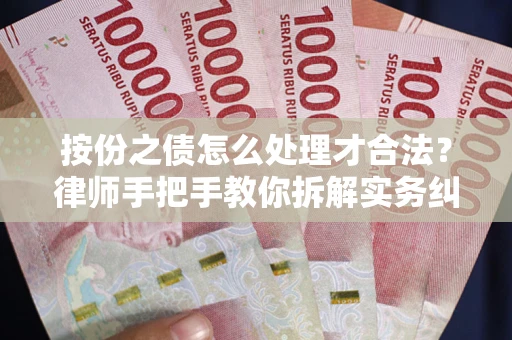 济南按份之债怎么处理才合法？律师手把手教你拆解实务纠纷
