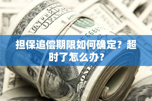 济南担保追偿期限如何确定？超时了怎么办？