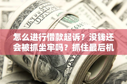 济南怎么进行借款起诉？没钱还会被抓坐牢吗？抓住最后机会！