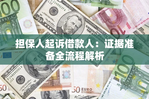 济南担保人起诉借款人：证据准备全流程解析