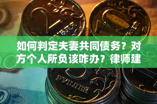 济南如何判定夫妻共同债务？对方个人所负该咋办？律师建议