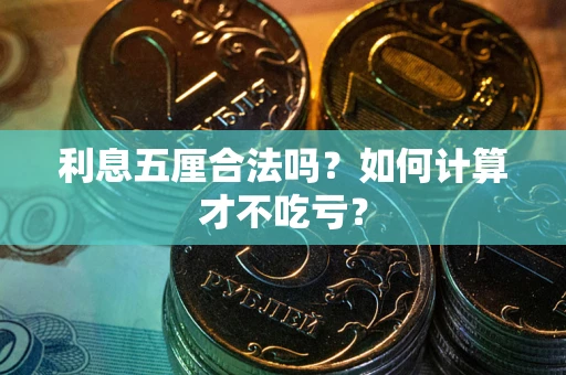 济南利息五厘合法吗？如何计算才不吃亏？